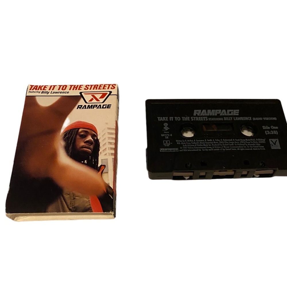 Rampage “Take It to the Streets” cassette single. - Picture 2 of 4